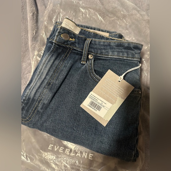NWT Everlane Original Curvy Cheeky Jean/Cheeky Hourglass Jean in Washed Midnight - Picture 6 of 7